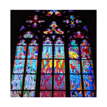 Popular Chinese Building Stained Church Glass  Stained Glass Window